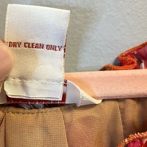 Sundance Dress 100% Silk Floral Sleeveless Ruffled Edge Sundress Sz S EUC - Picture 6 of 6